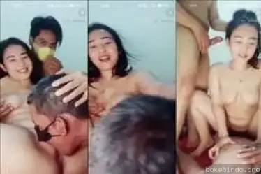 Threesome Brutal Cewek Tubuh Mantap Live Streaming Becek